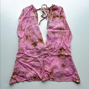 Boho top pink